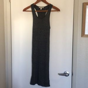 Express Gray Tunic Top With Side Slits Size S